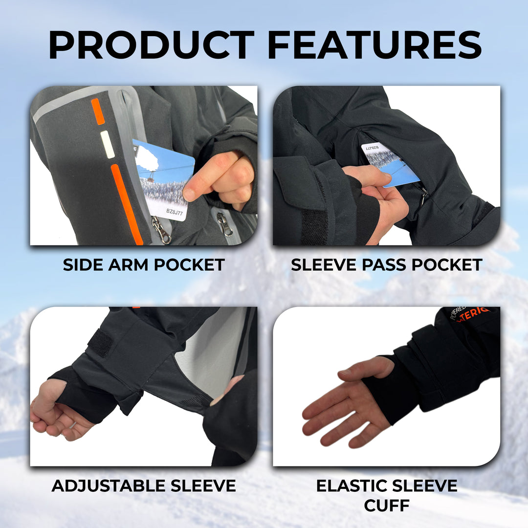 GLACIER Kids/Junior High Performance Ski Jacket